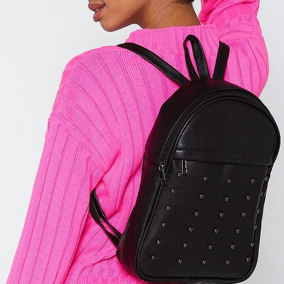 Nasty Gal Handbags - Nasty Gal studded mini backpack